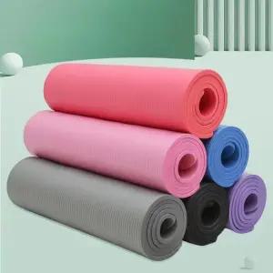 얼도우 NBR 두꺼운요가매트 8mm 필라테스매트 홈트레이닝 스트레칭