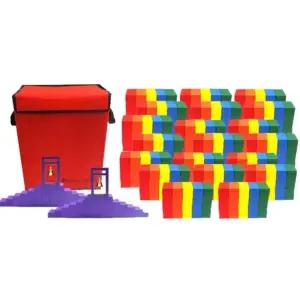 교육완구 집중력게임 원목교구 도미노쌓기 1032p/ 두뇌개발 규칙놀이 줄세우기 유치원