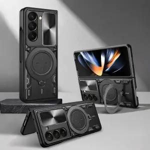 [유니커블]갤럭시 z폴드 7 6 5 지폴드 폴더 슬라이드 카메라보호 마그네틱 맥세이프 호환 링 거치대 케이스