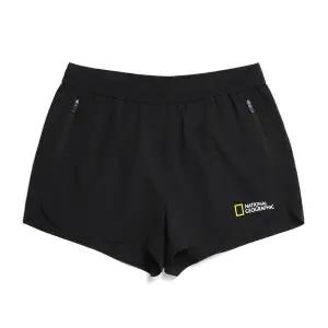 [내셔널지오그래픽] N232WBS610 여성 4부 기본 보드숏 반바지 CARBON BLACK