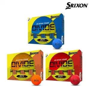 [던롭스포츠코리아정품]2024 스릭슨 큐 스타 투어 5 디바이드(Q-STAR TOUR 5 DIVIDE) 골프볼/골프공[3피스/