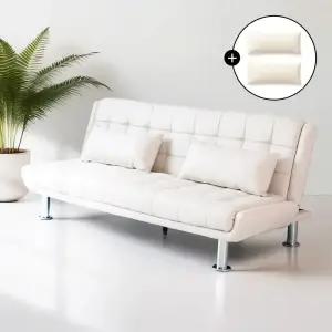 일루일루 온기 소파베드 3인용 침대겸용 접이식 3단조절 폴딩형 생활방수