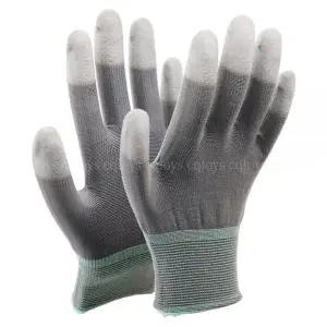 SJG클로버 PU 탑피트 손끝 코팅 장갑 양손 세트 M 10세트