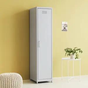 마켓비 MKB 캐비넷 긴세로 1문 수납장 3801690 라이트그레이 3916.3449