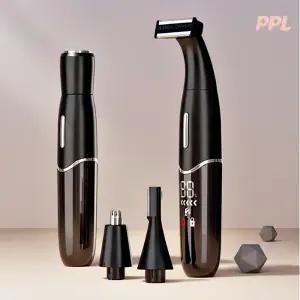 남자 제모기 브라질리언 셀프왁싱 바디 트리머 겨드랑이 헤드4in1제모기