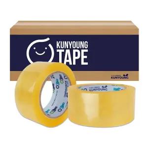건영 투명 박스테이프 경포장용 80m 50개 1BOX