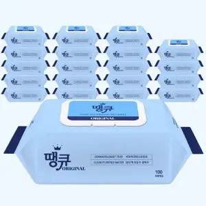 [NS홈쇼핑][땡큐] 오리지널 물티슈 100매 x20팩 물티슈 티슈 대용량[35599636]