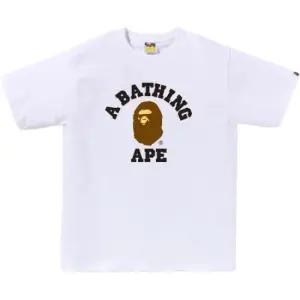 베이프 반팔 티셔츠 001TEL801001MWHT WHITE DOM