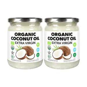 SMR 유기농 엑스트라버진 코코넛오일 500ml x 2개