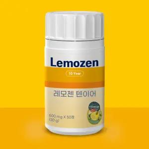 [공식몰 정품] 레모젠 텐이어 고체레몬즙 콜라겐 정 1박스 (600mg, 50정, 25일분) 건조레몬즙 정