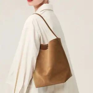 천연가죽 스웨이백 커피 빈티지 천연양가죽