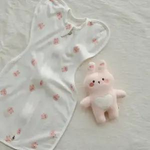 돗투돗 동물친구들 밤부매쉬 스와들 업다운지퍼