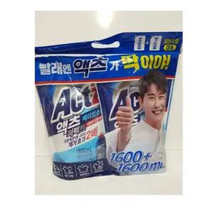 액츠 퍼펙트 베이킹소다 1500ml+1500ml 겸용 리필/액체세제/액상/세탁/일반세탁기/액체/리필형/새탁/리필용
