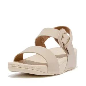 핏플랍 바로도착 루루 커버드-버클 레더 베이지 백 스트랩 샌들 3021455