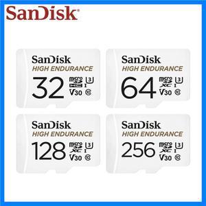 기존 SanDisk 고내구성 마이크로 SD 카드 MicroSDHC 32GB V30 C10 MicroSDXC 64GB 128GB 256GB 대시 카메라