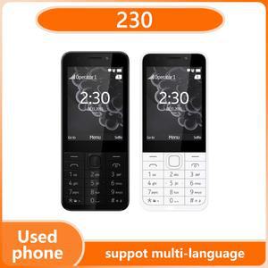 핀란드는 NO 230 듀얼 SIM 글로벌 버전 전화 다국어 전면 카메라 DUMBPHONE 해제 전화를 만들었습니다