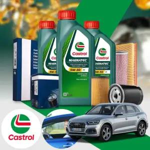 아우디 Q5 2.0TDI (CAH) 디젤 엔진오일세트 캐스트롤 마그네틱 5W30