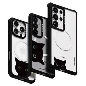 갤럭시 S22 S23 S24 S25 울트라 플러스 블랙캣 고양이 임팩트 2배자력 맥세이프 범퍼 케이스