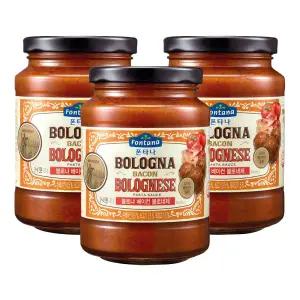 폰타나 볼로냐 베이컨 볼로네제 파스타소스 430g 3개