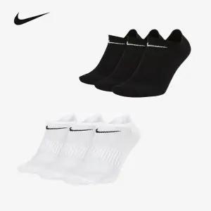 [3+3] 총 6켤레 나이키 에브리데이 크루 앵클 삭스 화이트 블랙 발목