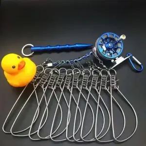 낚시꿰미 물고기살림망 부력와이어 민물 살림망