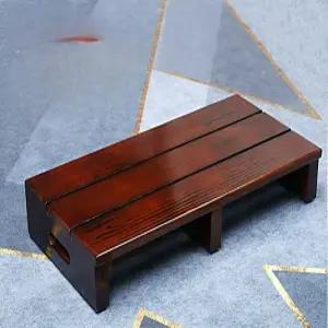 싱크대발판 키높이 다용도 발판 다리 방수 주방 호두 디딤판