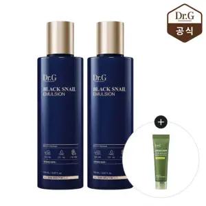 닥터지 블랙 스네일 에멀전 150ml 2개 (증)그린 딥 포어 아보카도 팩투 폼 10ml
