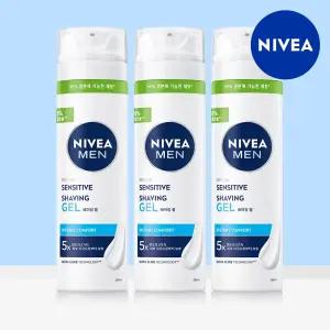 맨 센서티브 쉐이빙 젤 200ml 3개