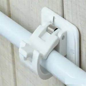 땡큐 2P 부착식 봉 걸이 미니압축봉 무타공블라인드 옷봉소켓 옷장봉