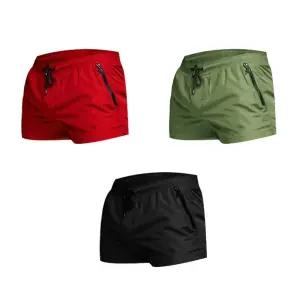 남성 짧은 기장 운동 웨이트 편안 데일리 3부 반바지