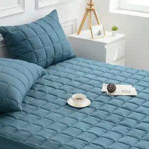 워싱 소프트 푸딩 누빔 SS 커버 사계절 Q 매트리스 싱글 패드 방수