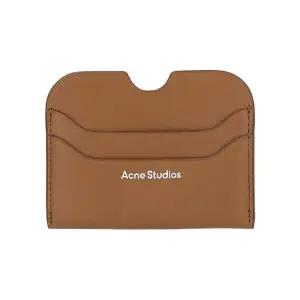 아크네스튜디오 CG0234 CAMEL BROWN (640) 로고 카드지갑