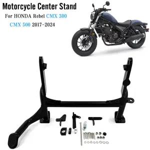 혼다 레블 CMX 300 CMX 500 2017-2024 스틸 모터사이클 하이웨이 중앙 킥스탠드 킥 스탠드 홀더 서포트 브