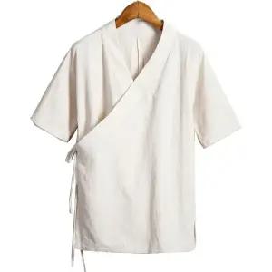 쉐프 일식 조리복 셰프복 빅사이즈 참치 반팔 린넨 횟집 복고풍 오마카세 이자카야 7부(1)