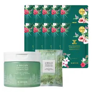 잇 비건 편백 시카 카밍 패드 70매 + 폴루션 프루프 리프레싱 마스크 10매