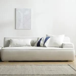 가구샘 아이보리 3인용 패브릭 저상소파 침대형 천쇼파 B3060