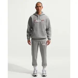 나이키 스포츠웨어 클럽 남성 플리스 조거 - 다크 그레이 헤더/라이트 스모크 그레이/화이트 IF0700-063