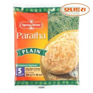 랜시 로띠 파라타 플레인 325g (65g x 5장) 로티 브리또 전통 빵 밀전병