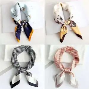 패턴 데일리 실크 스카프 SCF002 10종 유니크 여성