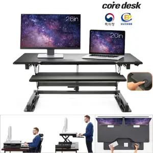 코어데스크 전동 듀얼 일렉 스탠딩 데스크 서서 일하는 자동 높이조절 고성능