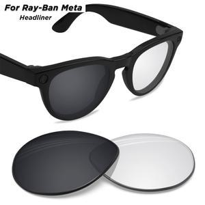 레이밴 메타 헤드라이너 RW4009 / RW4013 RW4009F/ RW4013F AI 스마트 안경 렌즈 변색 및 편광 교체