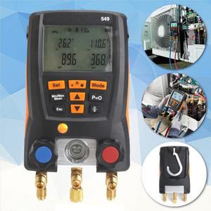 Testo 549 디지털 매니폴드 게이지, HVAC 0560 0550, 2 밸브, 고품질 계기 도구