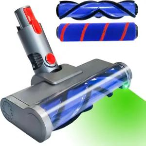 Dyson V7 V8 V10 V11 V15 무선 청소기용 헤드 엉킴 방지 모터 및 LED 조명 딱딱한 바닥 카펫용 퀵 릴리스