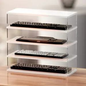 아크릴 키보드정리대 전시대 투명전시대 매대 쇼케이스