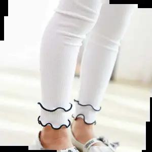 공주풍레깅스 여아 공주풍 러블리 셔링 레깅스 아동복 외출 코디템