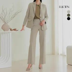 [루시앙]루시앙 클래식 수트 셋업 3종 (자켓+블라우스+팬츠)