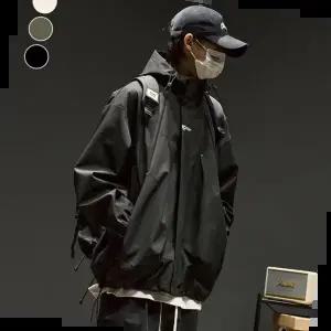 남자상의 남성 루즈핏 바람막이 자켓 ELC-9002