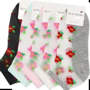 여름양말 여성 모노 패션 양말 망사 단목 미플 5켤레