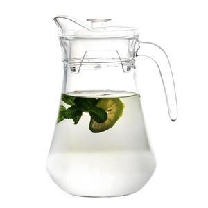 대용량 유리 냉수병 가정용 밀크티 주스 맥주 냉각 컵 병 내열성 티팟 세트