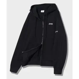 지프 JEEP 2WAY 오버핏 스몰 후드집업 (JR5TZU051BK) JR5TZU051BK 126289